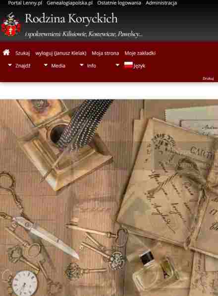 Genealogia rodzin Koryckich i Kilisiów.